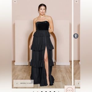 Reverly Convertible Velvet and Tulle Dress